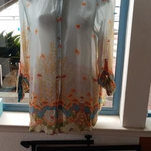 Eye Catching Johnny Was Blouse